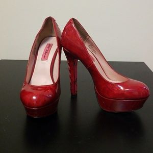 Besty Johnson Hot Red Heels